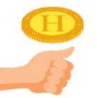 Flip coin icon