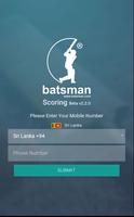 Batsman Scoring Application ポスター