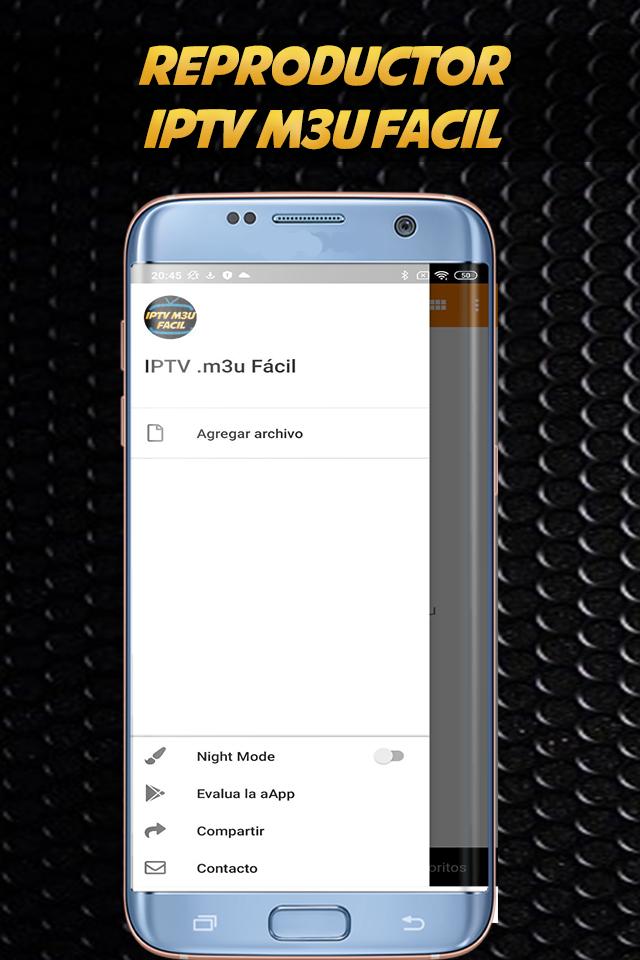 Reproductor IPTV M3U Fácil - Carga .m3u por url APK do pobrania na Androida