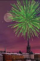 City Fireworks Live Wallpaper captura de pantalla 1
