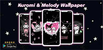 Kuromi and Melody Wallpaper 4K poster