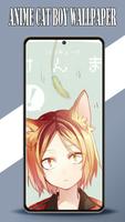 Anime Cat Boy Wallpaper постер