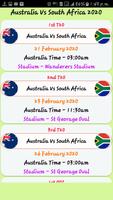 Australia Vs South Africa 2020|Aus Vs SA 2020 live captura de pantalla 3