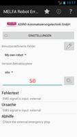MELFA Robot Error Diagnostics capture d'écran 1