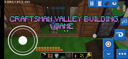 Craftsman Valley Building Game Plakat