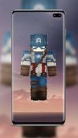 Captain America Minecraft Skin capture d'écran 3