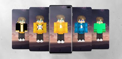 Poster Crainer Minecraft Skin