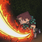 Demon Slayer Minecraft Skin icône