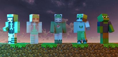پوستر Frog Minecraft Skin