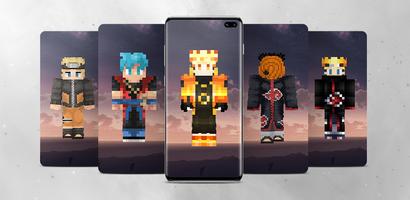 Poster Naruto Minecraft Skin