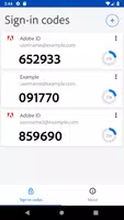 Adobe Authenticator تصوير الشاشة 2