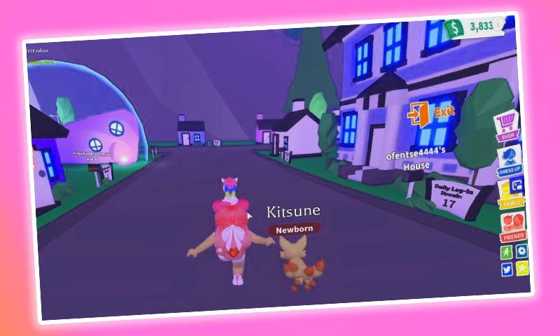 Adopt Kitsune Pet Raise Me Game For Android Apk Download - kitsune roblox kitsune adopt me pets pictures