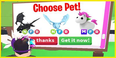 Adopt me pets mod for roblox poster