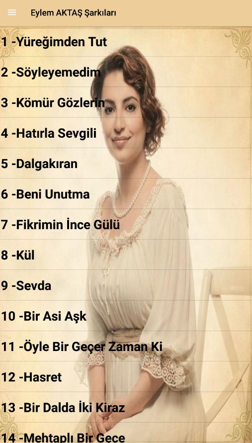 Eylem AKTAŞ Şarkıları APK für Android herunterladen
