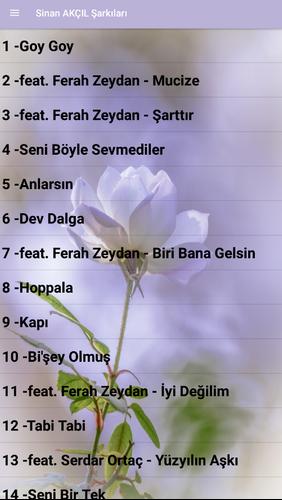 sinan akcil sarkilari for android apk download