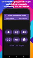 Remote Control for Twitch Player - ADMote Control تصوير الشاشة 1