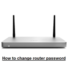 How to change router password icon