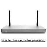 How to change router password icon