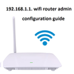 192.168.l.l wifi router admin configuration guide