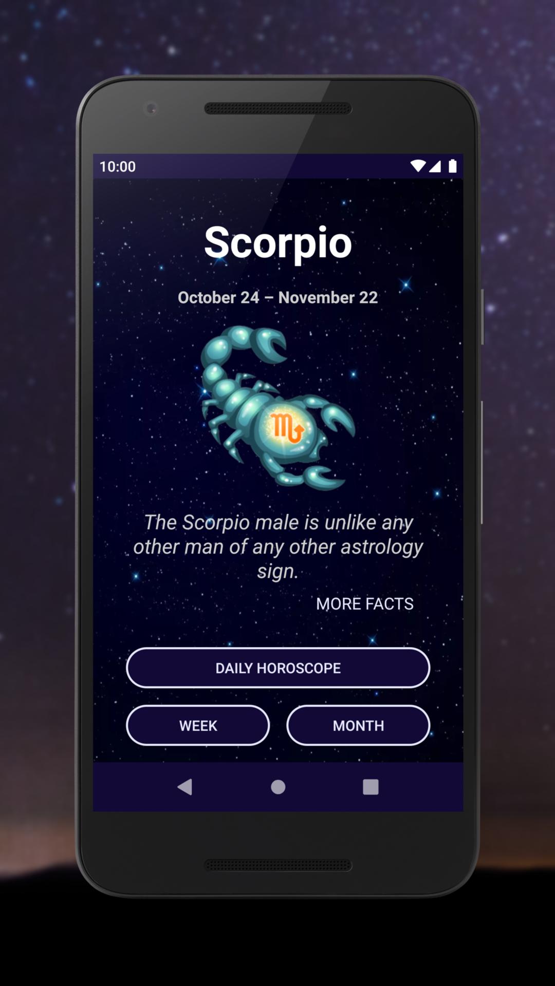 Today for scorpio male horoscope Daily Scorpio