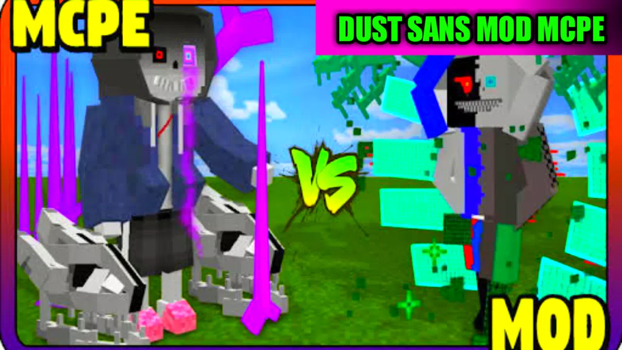Dust Sans Addon  Minecraft PE Mods & Addons