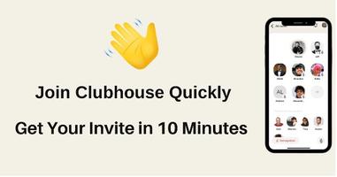 ClubHouse Invite ポスター