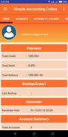Simple Accounting Online تصوير الشاشة 1