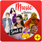 Music Stickers - WAStickerApps for Whatsapp आइकन