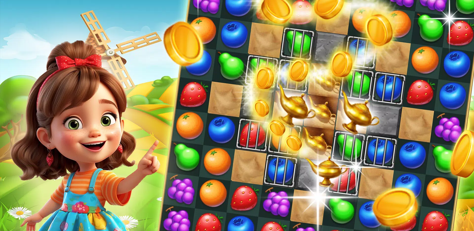 水果爆炸 – 消除三消益智游戏