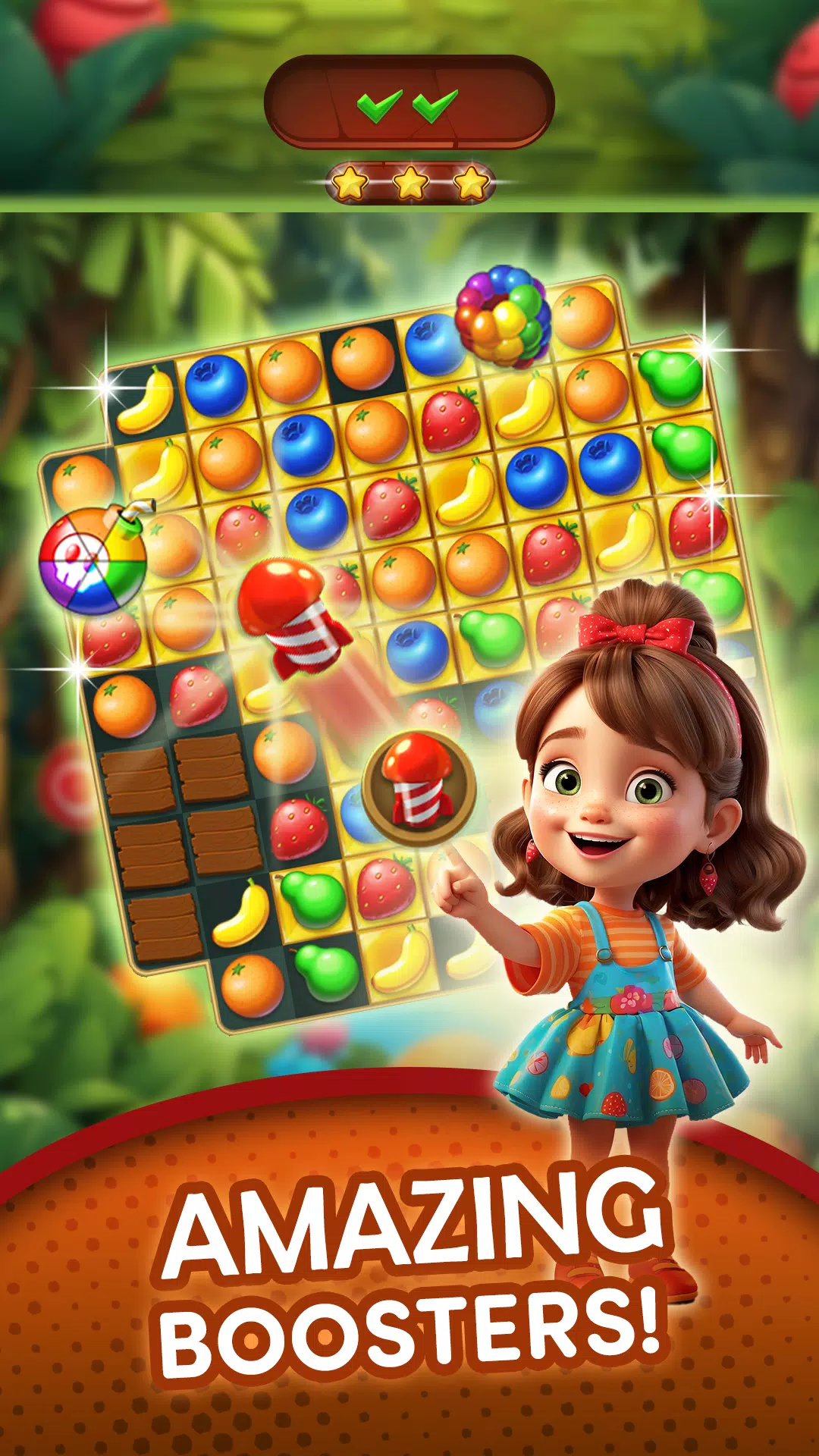 水果爆炸 – 消除三消益智游戏