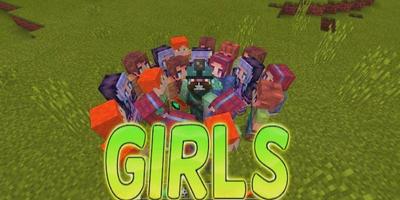MOD girls for Minecraft PE imagem de tela 1