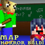 Horror Baldi map for Minecraft PE icône