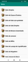 Receitas de Bolos e Doces स्क्रीनशॉट 1