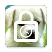 Cute puppy screen lock - time password
