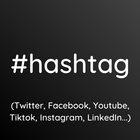 #hashtag (Twitter, Facebook, Tiktok, Instagram) icône