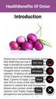 Health Benefits Of Onion capture d'écran 1