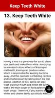Health Benefits Of KISSING تصوير الشاشة 2