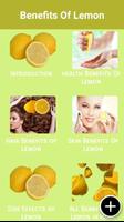 Health Benefits Of Lemon captura de pantalla 1
