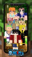 One Piece Minecraft PE Skins 포스터