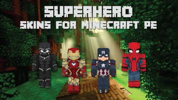 Superhero Skins for Minecraft Affiche