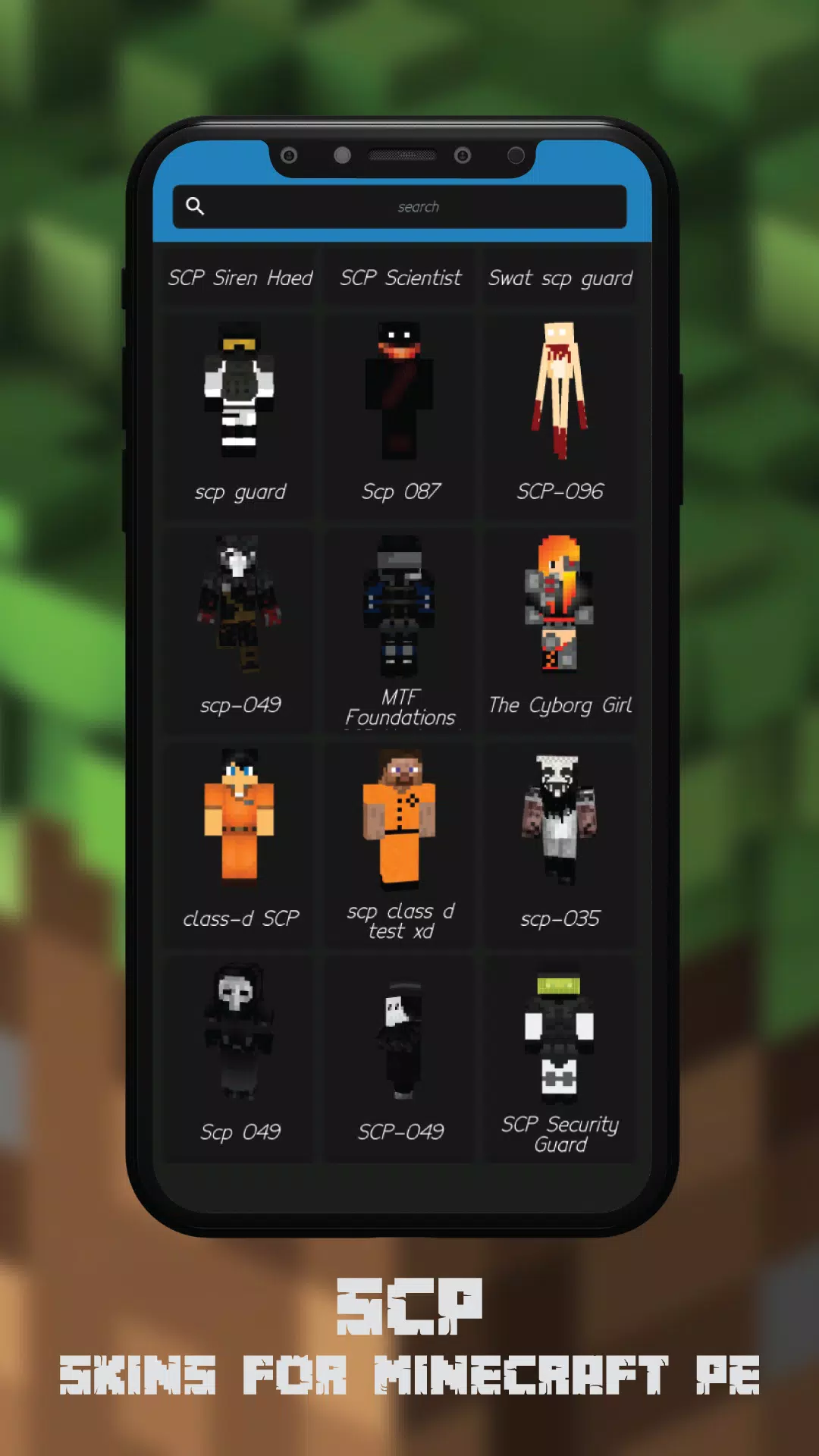Download SCP Skins for Minecraft Free for Android - SCP Skins for