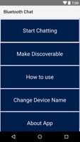 برنامه‌نما Bluetooth Chat عکس از صفحه