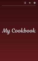 My Cookbook poster