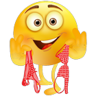 Adult Emoji Sticker Keyboard f icono