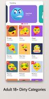 Dirty Emoji: Adult Emoji capture d'écran 1