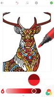 Animales para Colorear Adultos Poster