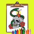 Adults Tattoo Coloring Book icon