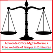 Lawyers Clerkless Office Mgt + free Lawyer website
