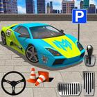3D ألعاب وقوف السيارات سوبركار أيقونة
