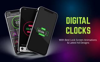 Lock Screen Smart Night Clock imagem de tela 2